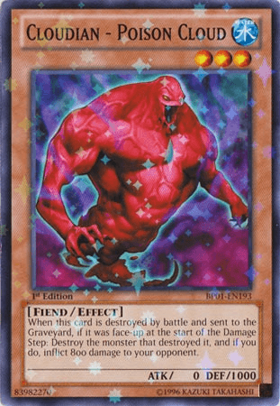 Cloudian - Poison Cloud [BP01-EN193] Starfoil Rare - Josh's Cards