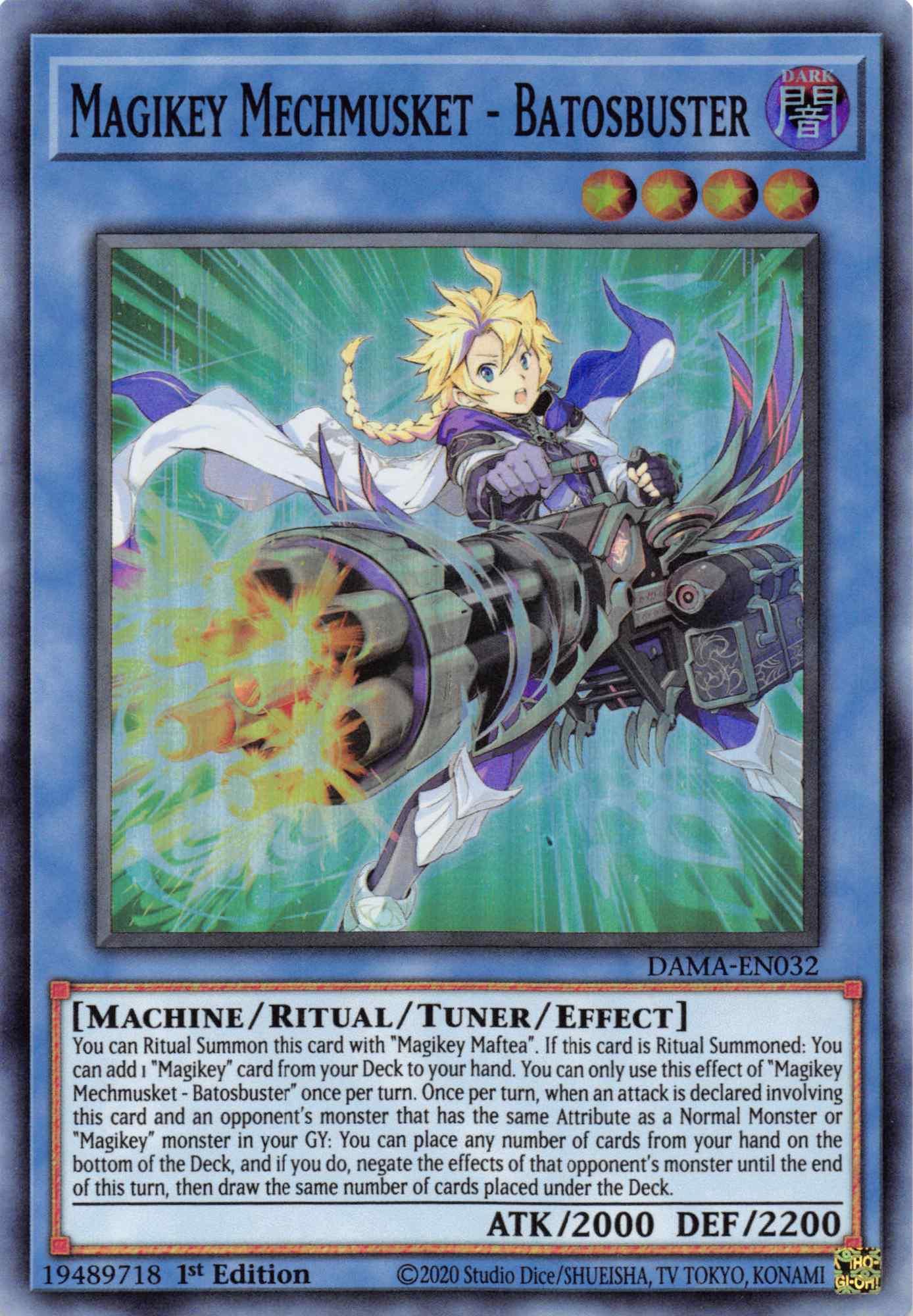 Magikey Mechmusket - Batosbuster [DAMA-EN032] Super Rare - Josh's Cards