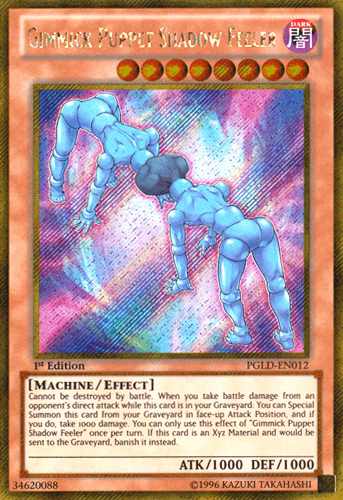 Gimmick Puppet Shadow Feeler [PGLD-EN012] Gold Secret Rare - Josh's Cards