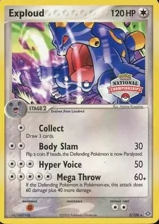Exploud (National Championships) 003/106 - League & Championship Cards