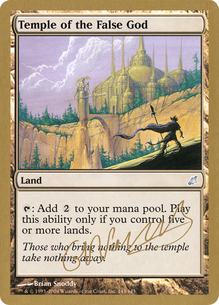 Temple of the False God (WCD-GN143) - World Championship Decks 2004