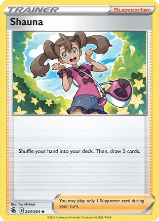 Shauna 240/264 - SWSH08 Fusion Strike Reverse Holofoil