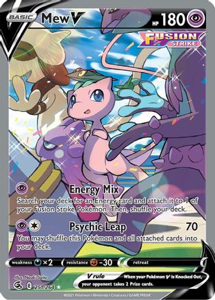 Mew V [251] (Fusion Strike) Holofoil