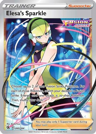 Elesa's Sparkle (Full Art) [260] (Fusion Strike) Holofoil