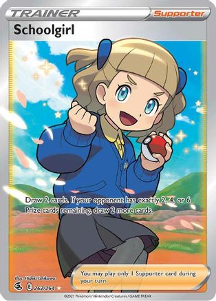 Schoolgirl (Full Art) [262] (Fusion Strike) Holofoil