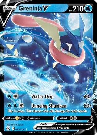 Greninja V [73] (Fusion Strike) Holofoil