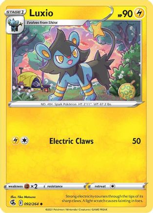 Luxio [92] (Fusion Strike)