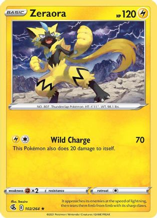 Zeraora [102] (Fusion Strike)