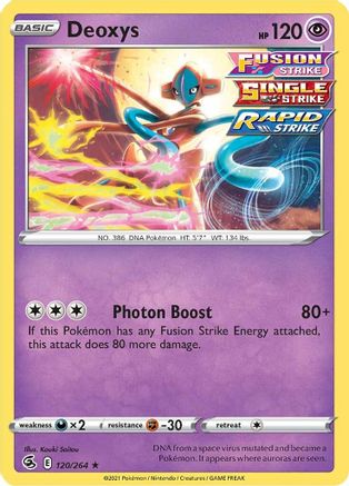 Deoxys [120] (Fusion Strike)