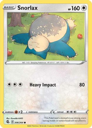 Snorlax [206] (Fusion Strike)