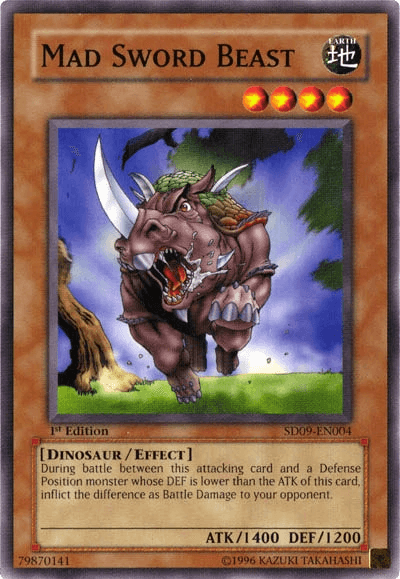 Mad Sword Beast [SD09-EN004] Common - Josh's Cards