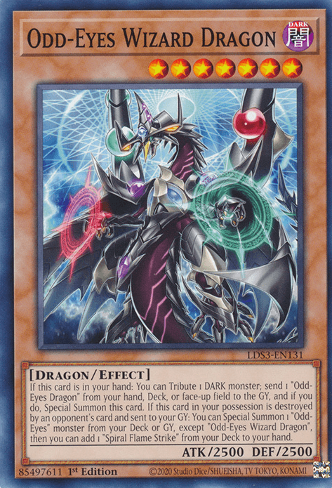 Odd-Eyes Wizard Dragon [LDS3-EN131] Common - Josh's Cards