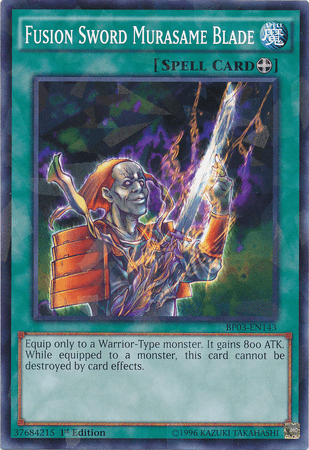Fusion Sword Murasame Blade [BP03-EN143] Shatterfoil Rare - Josh's Cards