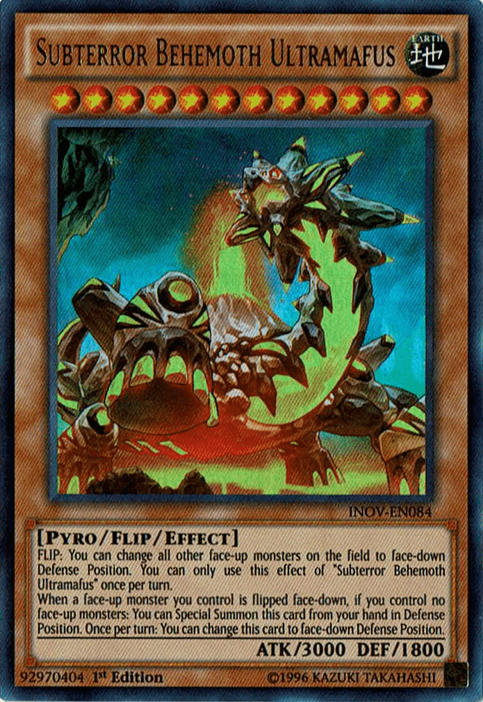 Subterror Behemoth Ultramafus [INOV-EN084] Ultra Rare - Josh's Cards