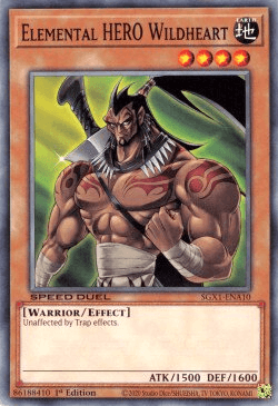 Elemental HERO Wildheart [SGX1-ENA10] Common - Josh's Cards