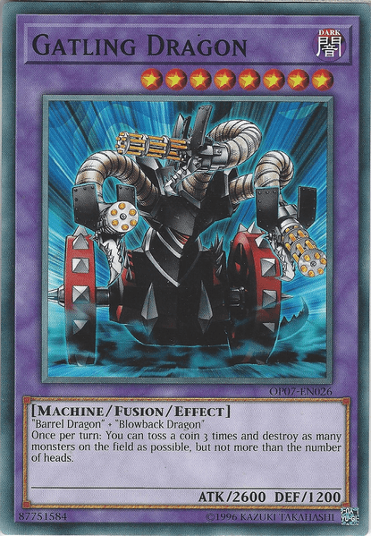 Gatling Dragon [OP07-EN026] Common - Josh's Cards