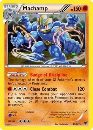 Machamp (Cosmos Holo) 049/101 - Blister Exclusives Holofoil