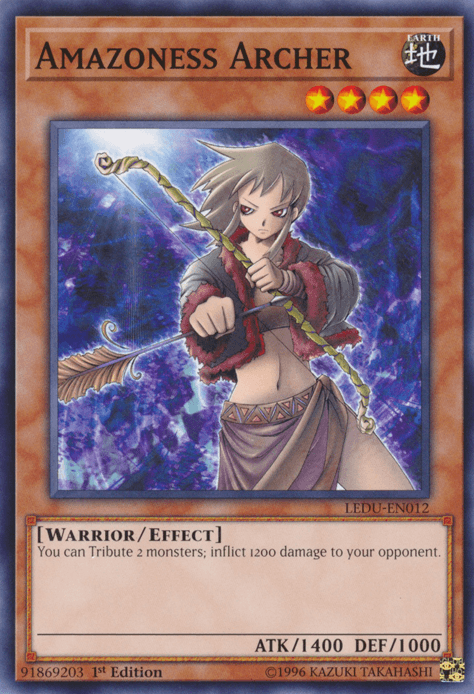 Amazoness Archer [LEDU-EN012] Common - Josh's Cards
