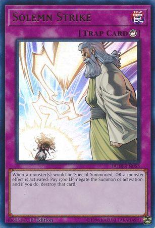 Solemn Strike [DUDE-EN055] Ultra Rare - Josh's Cards