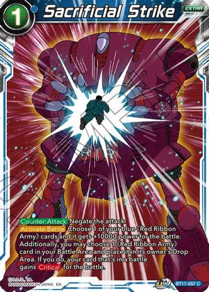 Sacrificial Strike (BT17-057) [Ultimate Squad] Parallel Foil