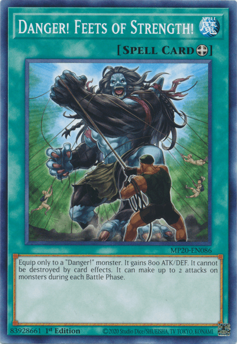 Danger! Feets of Strength! [MP20-EN086] Common - Josh's Cards