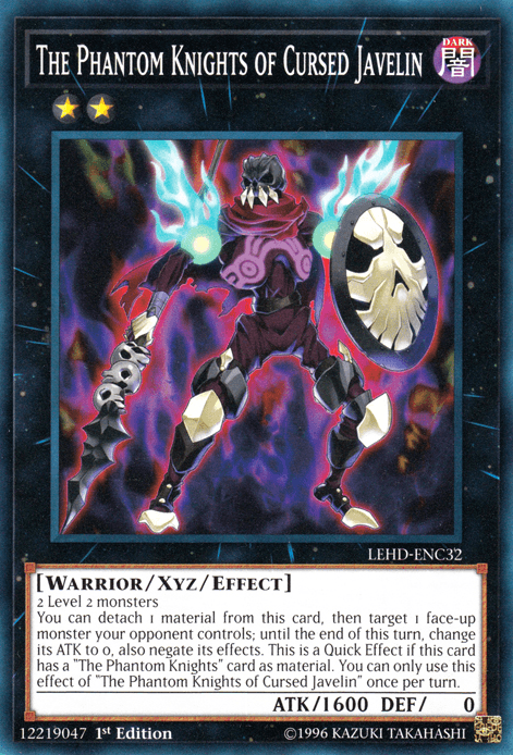 The Phantom Knights of Cursed Javelin [LEHD-ENC32] Common - Josh's Cards