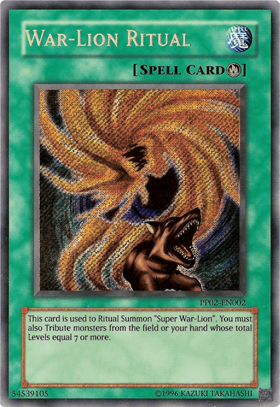 War-Lion Ritual [PP02-EN002] Secret Rare - Josh's Cards