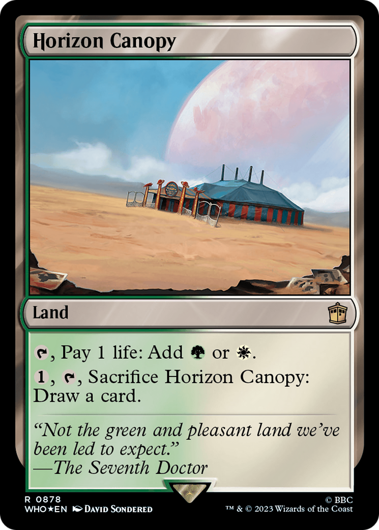 Horizon Canopy (Surge Foil) [Doctor Who]