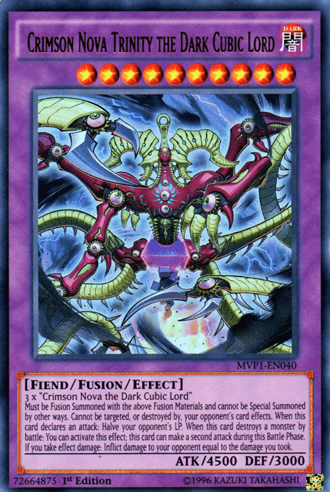 Crimson Nova Trinity the Dark Cubic Lord [MVP1-EN040] Ultra Rare - Josh's Cards