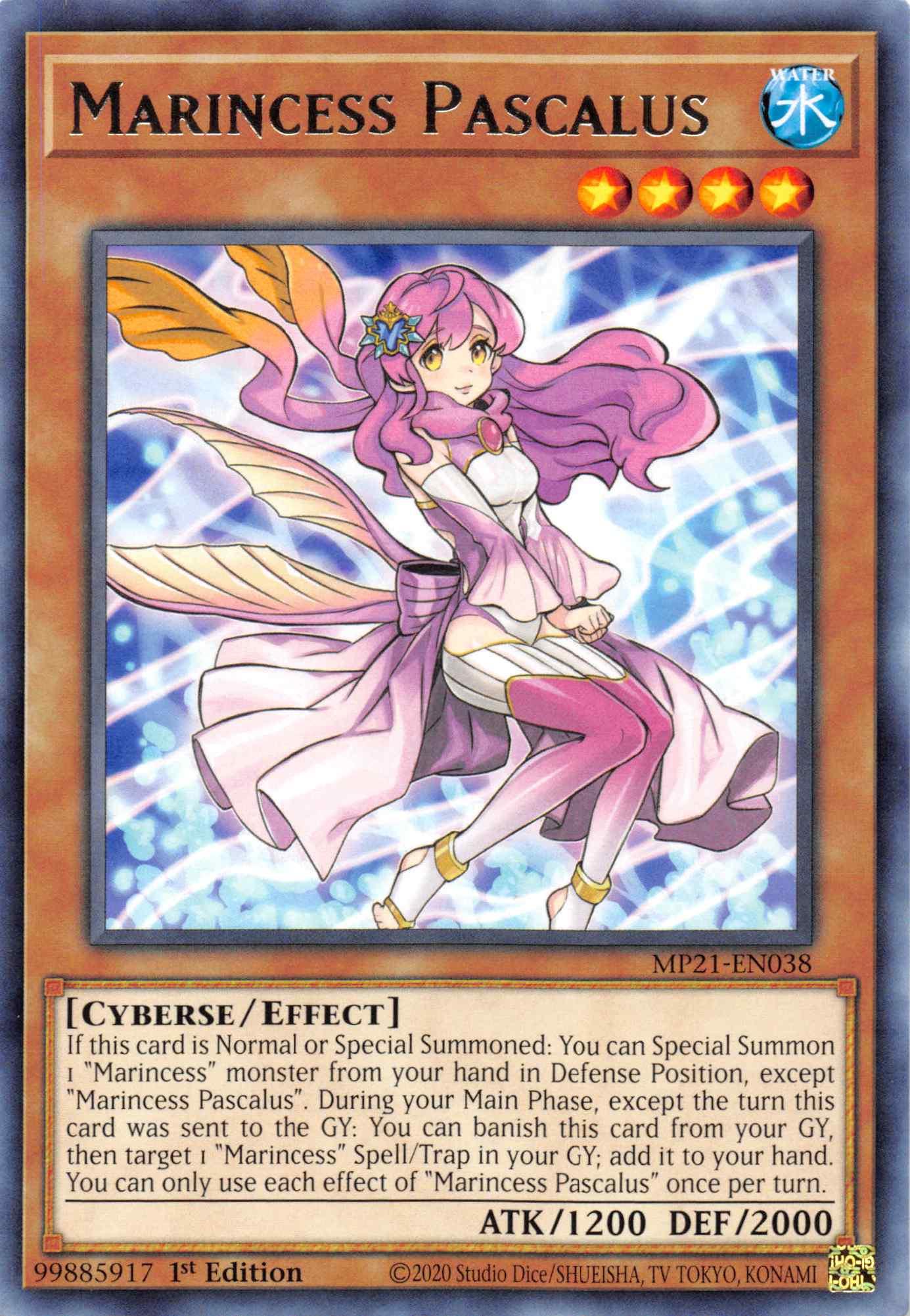 Marincess Pascalus [MP21-EN038] Rare - Josh's Cards
