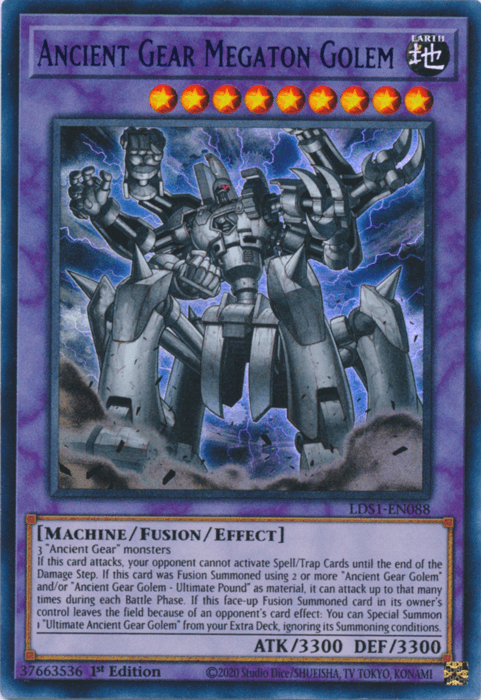 Ancient Gear Megaton Golem (Purple) [LDS1-EN088] Ultra Rare - Josh's Cards