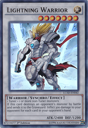 Lightning Warrior [LC5D-EN042] Ultra Rare - Josh's Cards