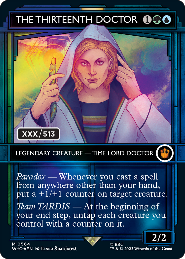 The Thirteenth Doctor (WHO-564) - Doctor Who: (Showcase) (Borderless) Foil