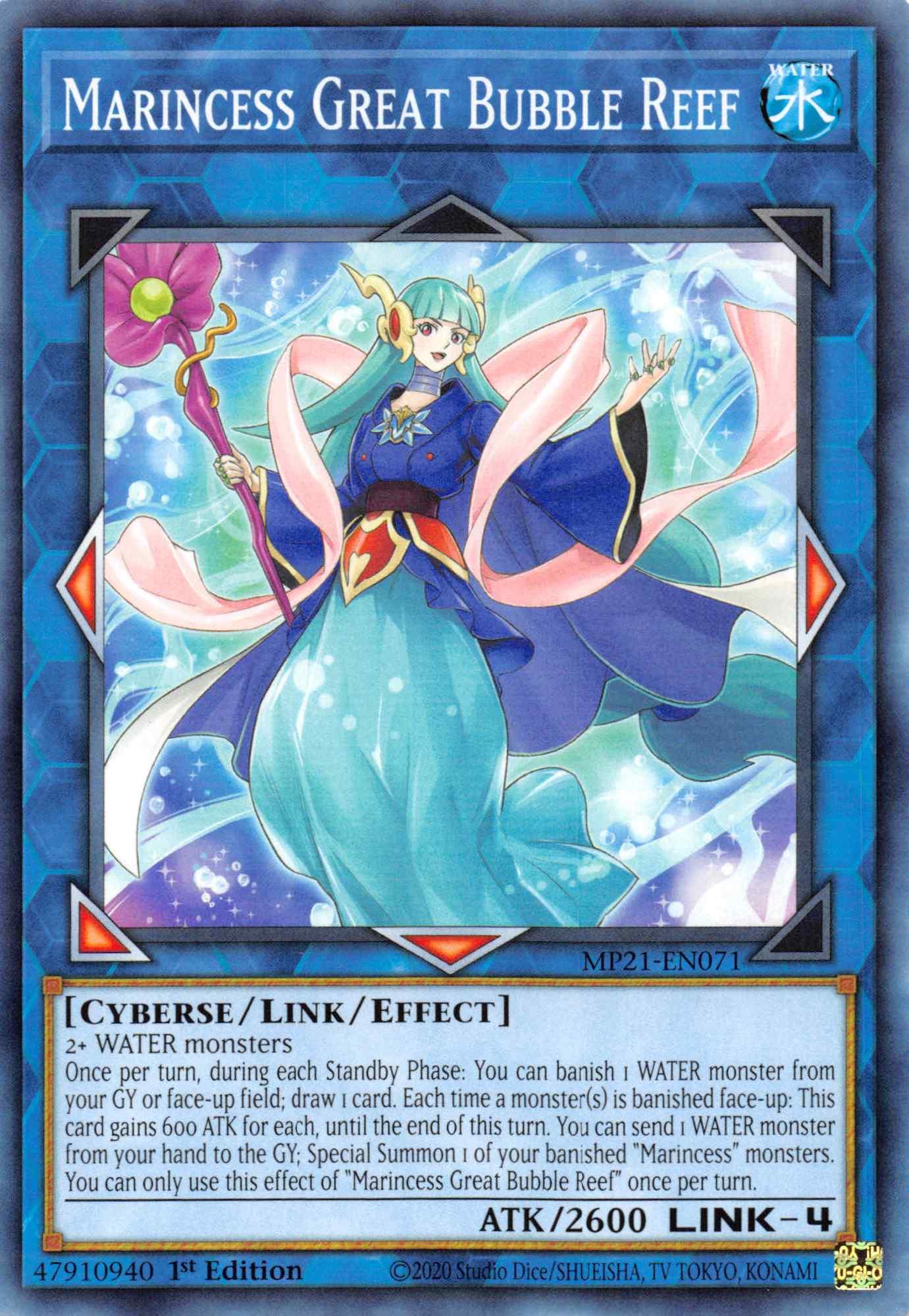Marincess Great Bubble Reef [MP21-EN071] Common - Josh's Cards