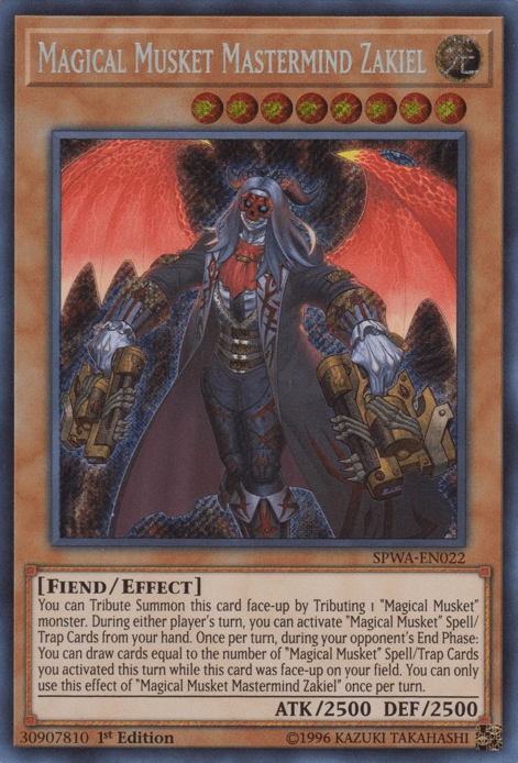 Magical Musket Mastermind Zakiel [SPWA-EN022] Secret Rare - Josh's Cards