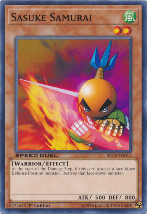 Sasuke Samurai [SBTK-EN015] Common - Josh's Cards