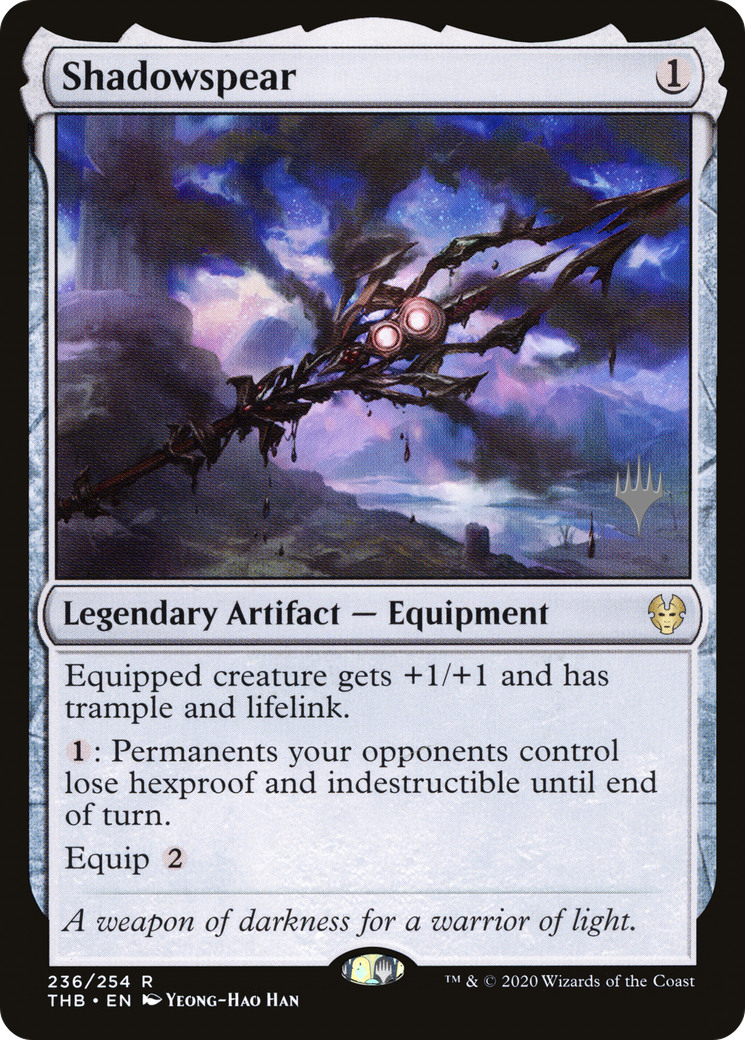 Shadowspear (PPTHB-236P) - Theros Beyond Death Promos