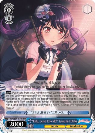"Fufu, Leave It to Me!" Tsukushi Futaba (RRR) (BD/WE34-TE10R RRR) - Morfonica x RAISE A SUILEN