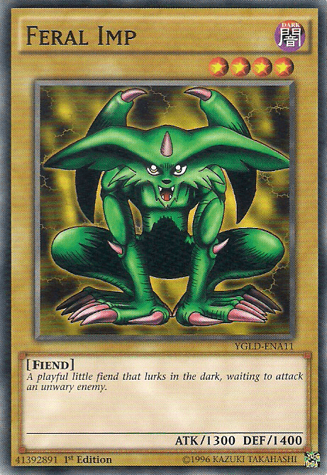Feral Imp [YGLD-ENA11] Common - Josh's Cards