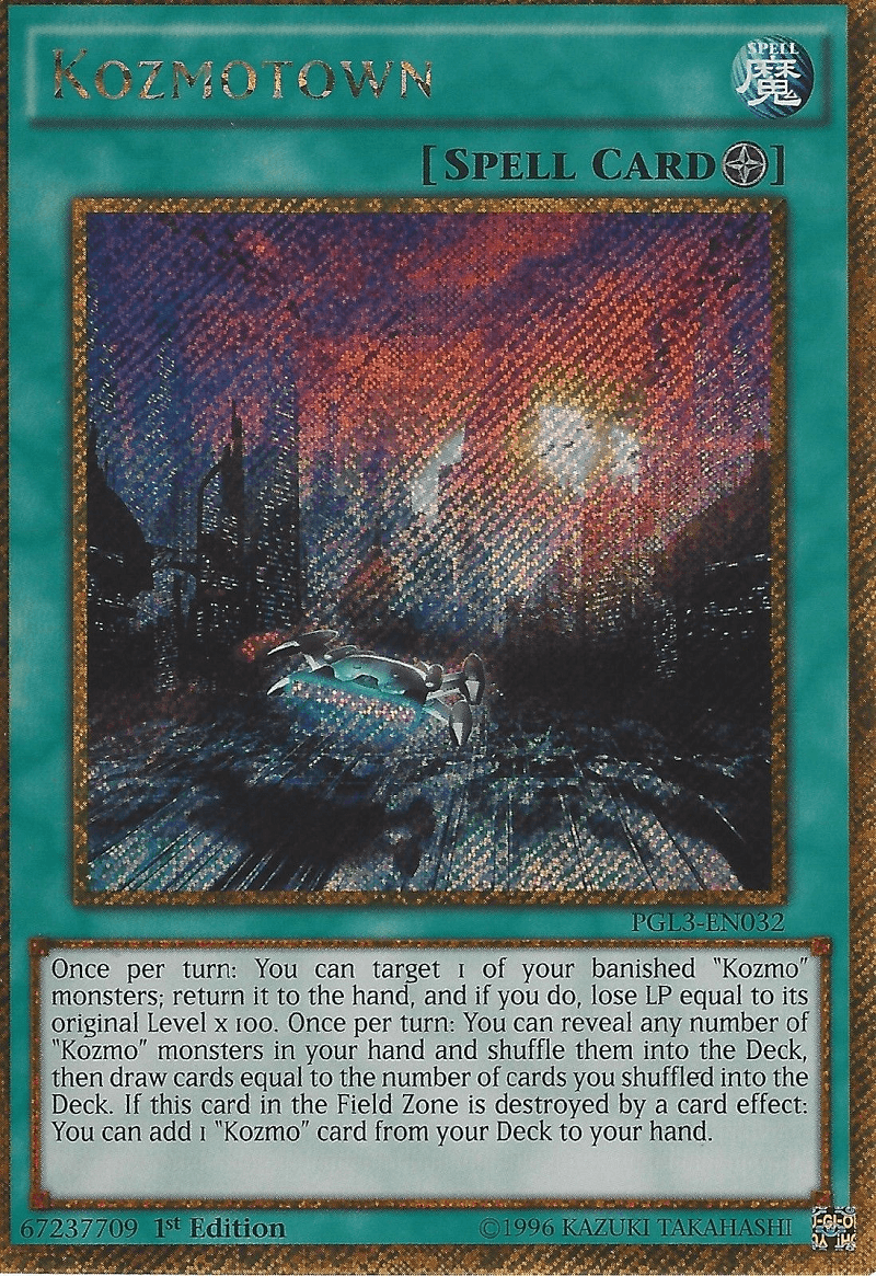 Kozmotown [PGL3-EN032] Gold Secret Rare - Josh's Cards