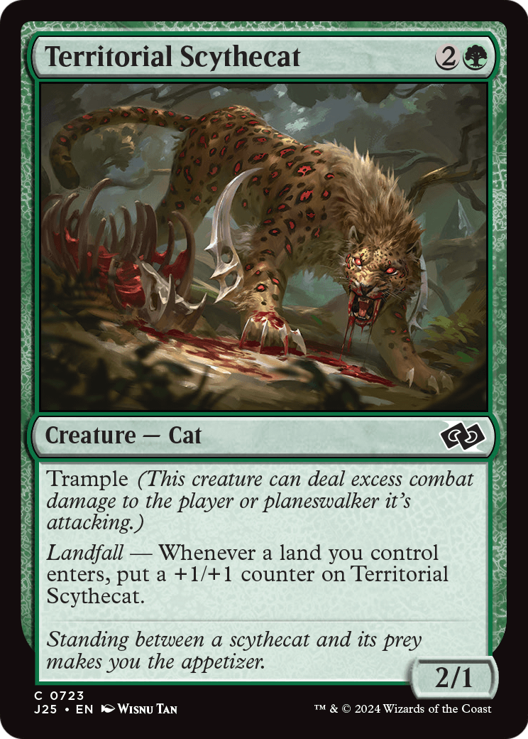 Territorial Scythecat (J25-723) - Foundations Jumpstart