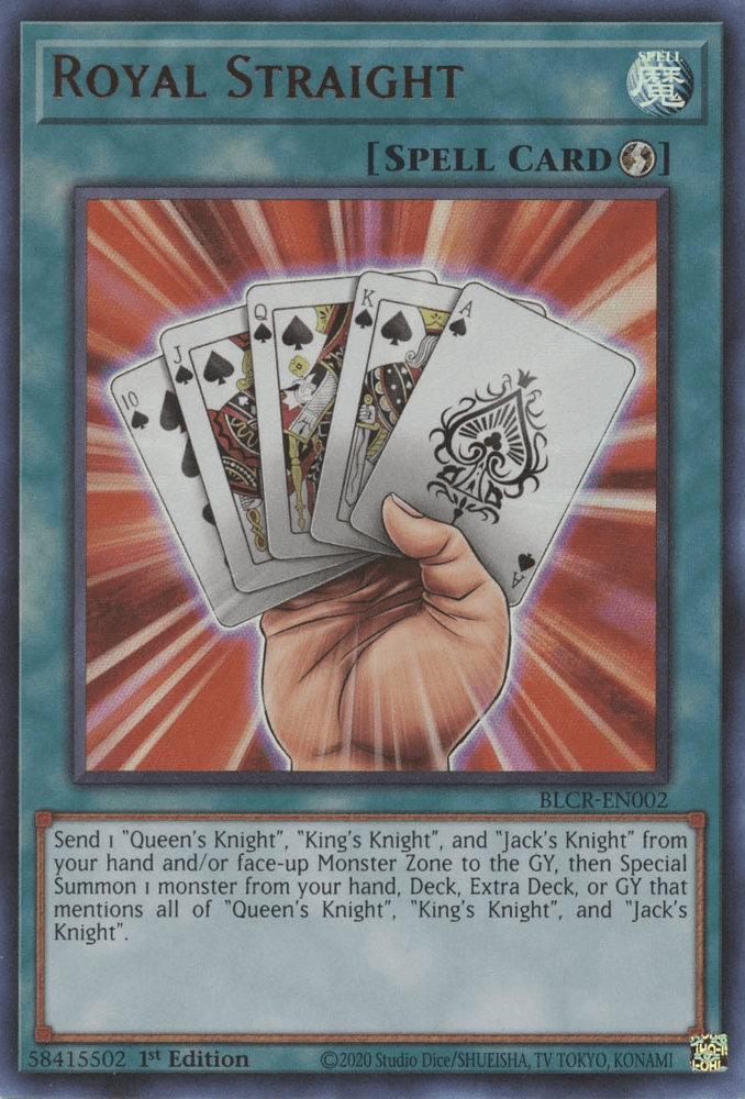 Royal Straight [BLCR-EN002] Ultra Rare - Josh's Cards