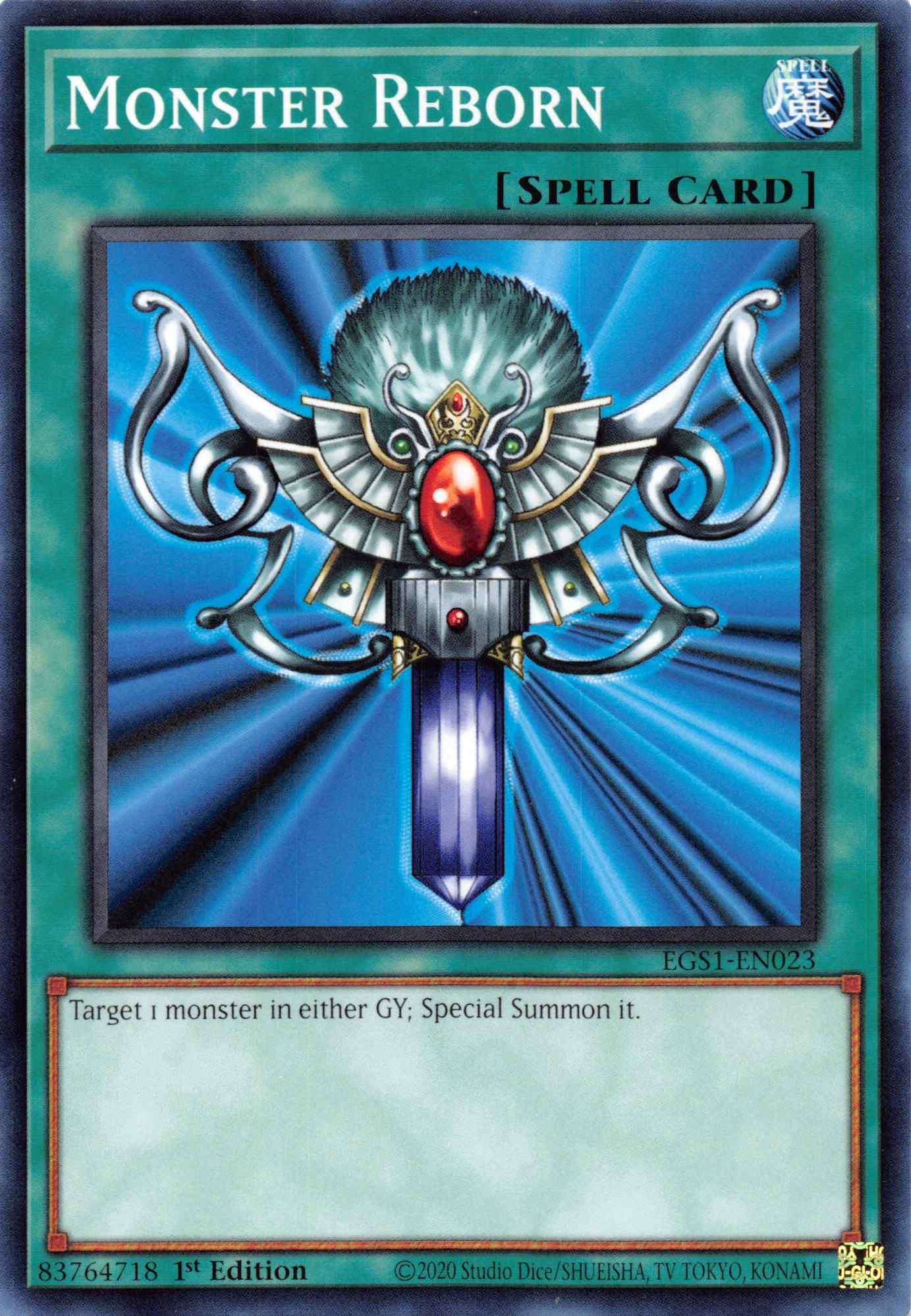Monster Reborn [EGS1-EN023] Common - Josh's Cards