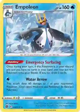 Pokemon: Empoleon Cosmos Promo 037/172 - Near Mint