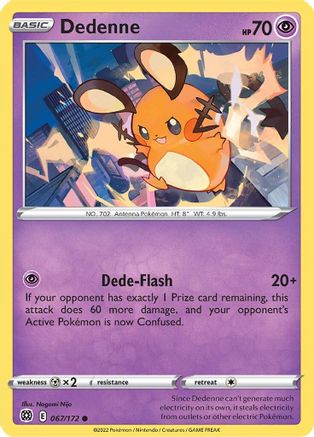 Dedenne 067/172 - SWSH09 Brilliant Stars