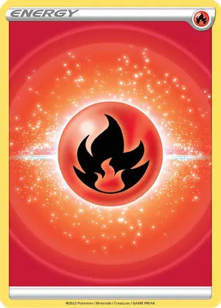 Pokemon: Fire Energy Reverse Holo Unnumbered 2022  - Near Mint