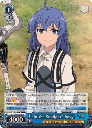 "In the Sunlight" Roxy (MTI/S83-E086 R) - Mushoku Tensei: Jobless Reincarnation