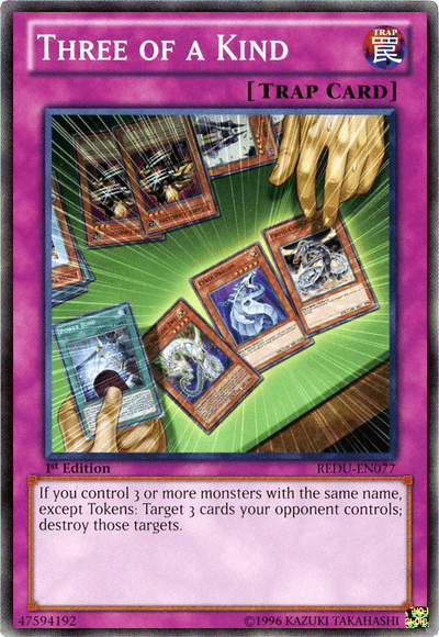 Three of a Kind [REDU-EN077] Common - Josh's Cards