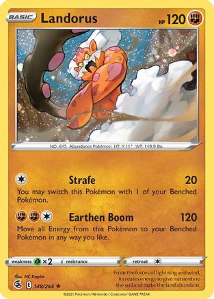 Landorus (Cosmos Holo) 148/264 - Blister Exclusives Holofoil