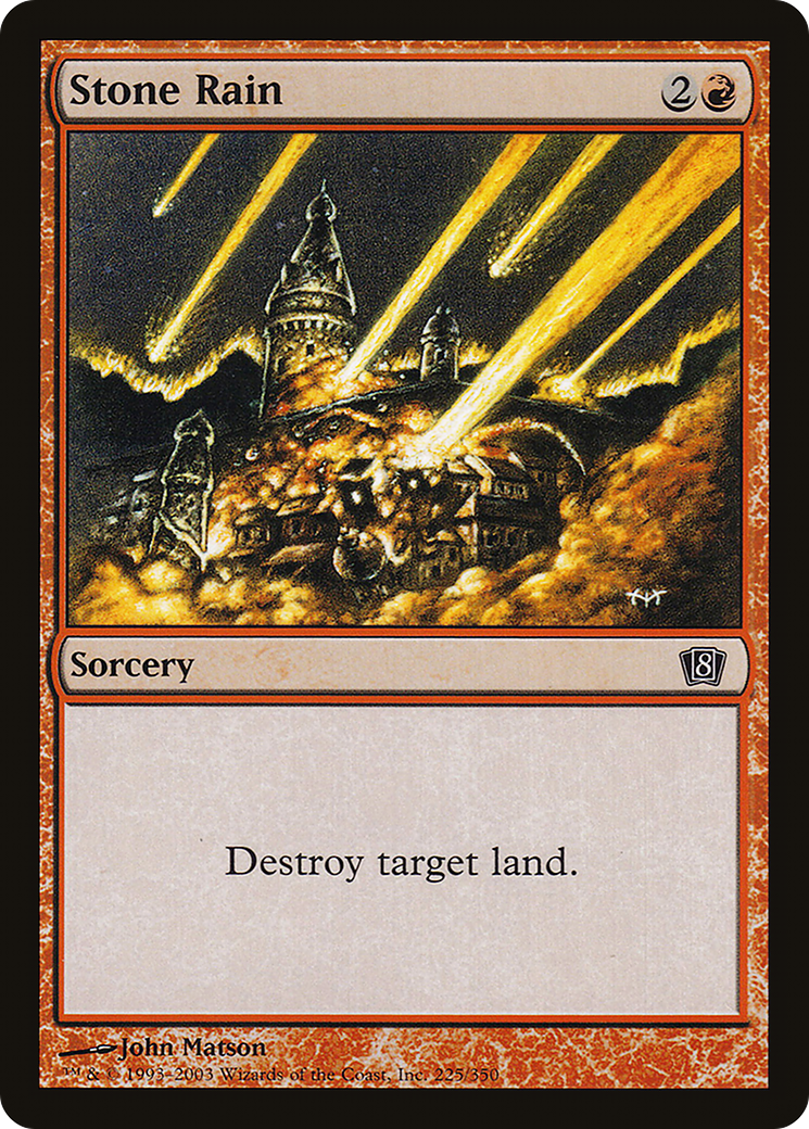 Stone Rain [Eighth Edition] Foil